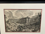 View of Piazza di Spagna Engraving Italy Vintage - thumbnail 3 of 9