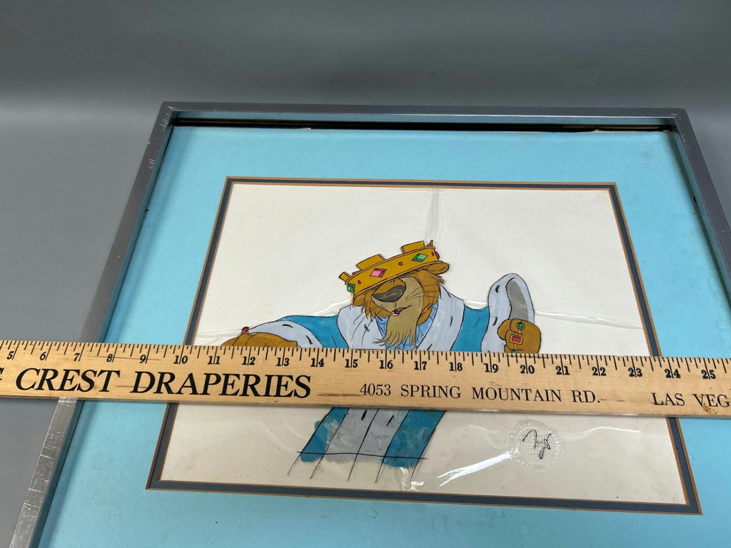Vintage Disney Animation Original Cel- Prince John From Robbin Hood  - image 7 of 8