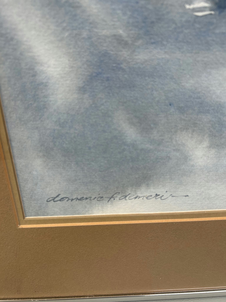 Two Signed Landscape Watercolor & Oil Paintings - image 3 of 9
