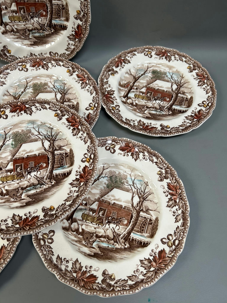 Vintage Johnson Bros "Country Life" Dinner Plates  - image 3 of 6