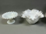 Vintage Milk Glass Silver Crest Ware. - thumbnail 9 of 10
