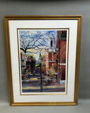 Thomas Rebeck Boston Cityscape Lithograph Signed and Numbered  - thumbnail 1 of 6