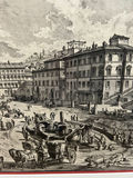 View of Piazza di Spagna Engraving Italy Vintage - thumbnail 4 of 9