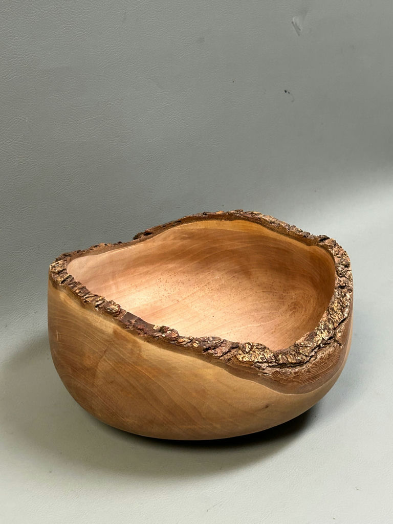 Rustic Burl Wood Turn Bowl Crafted by Kevin Mulligan - image 4 of 8