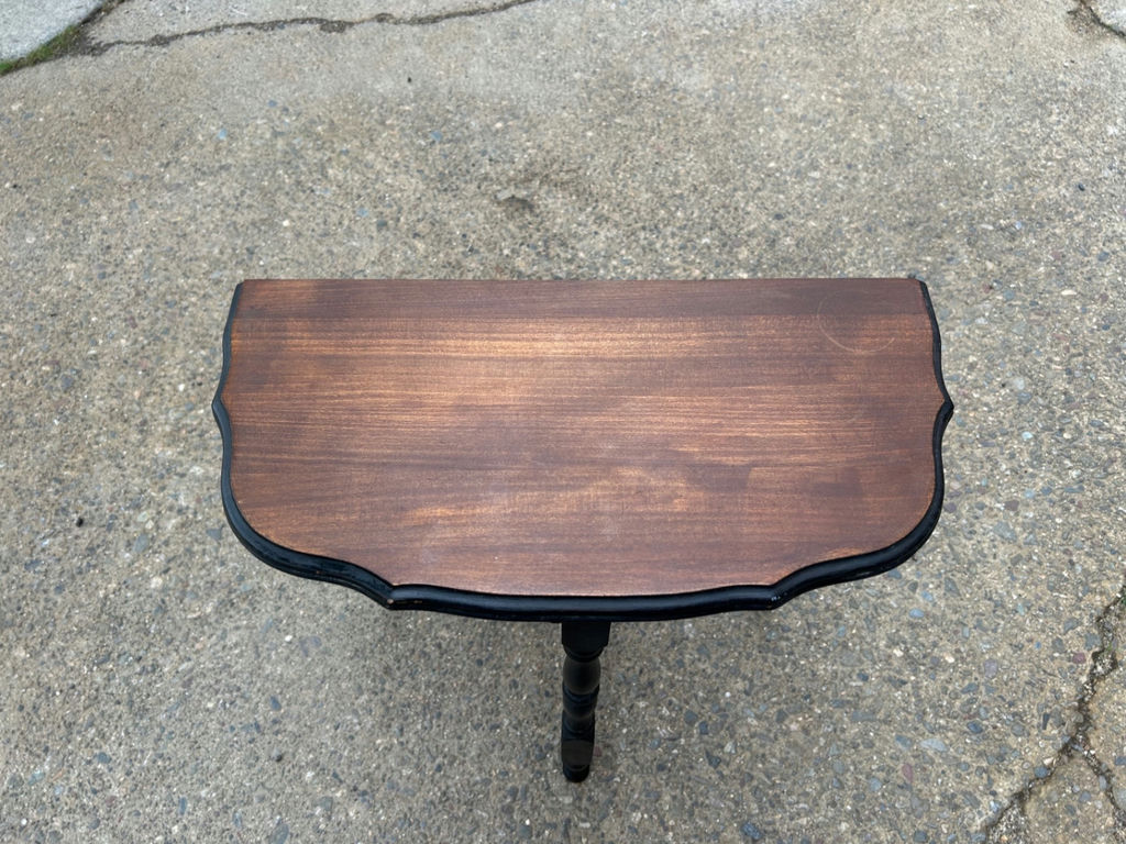 Vintage Demilune Entry Table  - image 2 of 6