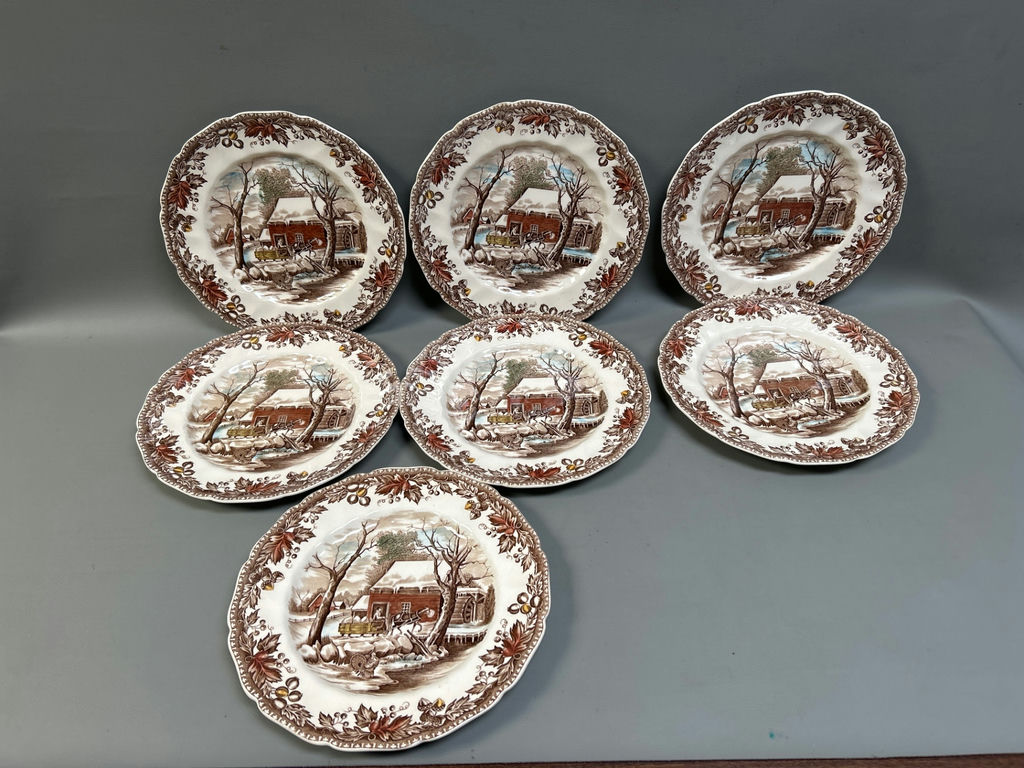 Vintage Johnson Bros "Country Life" Dinner Plates  - image 6 of 6