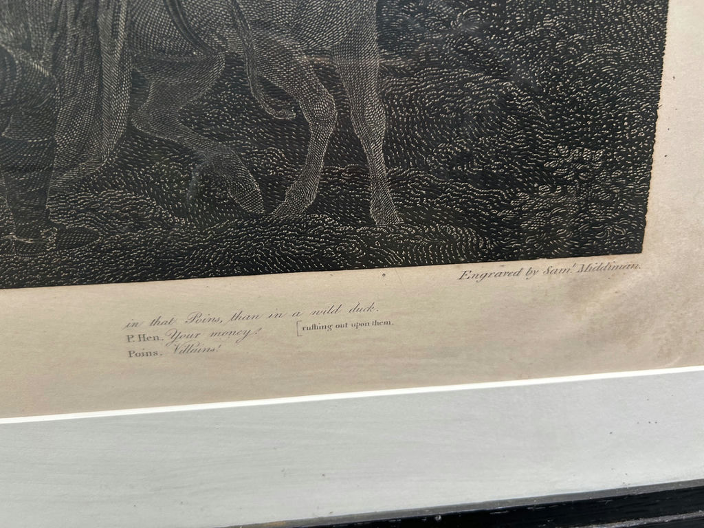 Vintage Shakespeares's King Henry the Forth Act II, Scene Engraving  - image 9 of 9