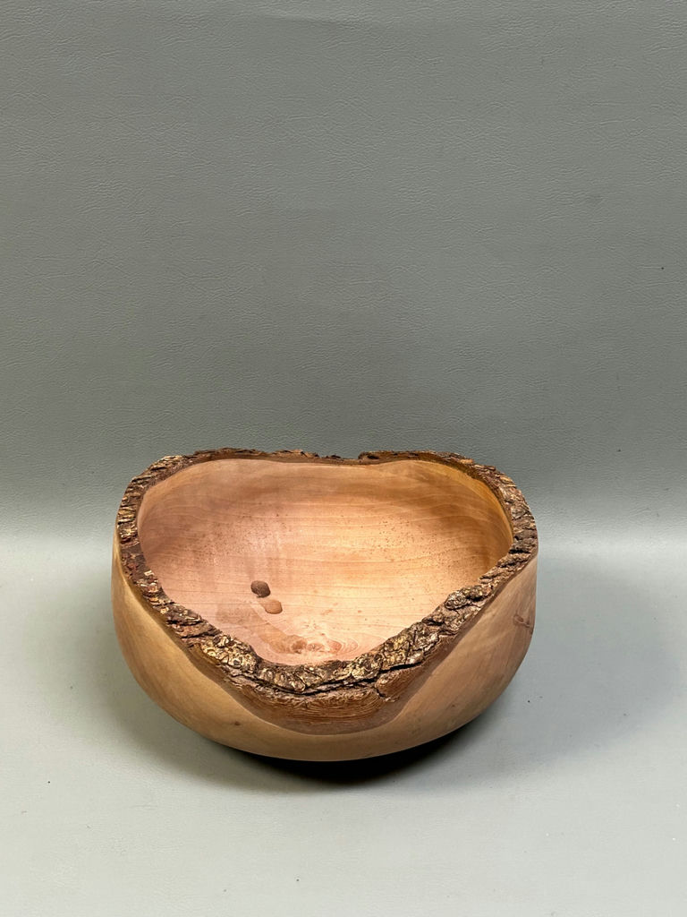 Rustic Burl Wood Turn Bowl Crafted by Kevin Mulligan - image 1 of 8