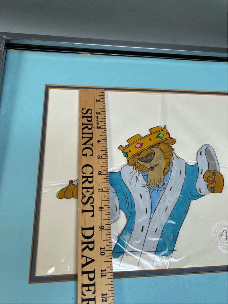 Vintage Disney Animation Original Cel- Prince John From Robbin Hood - image 8 of 8