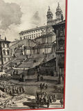 View of Piazza di Spagna Engraving Italy Vintage - thumbnail 7 of 9