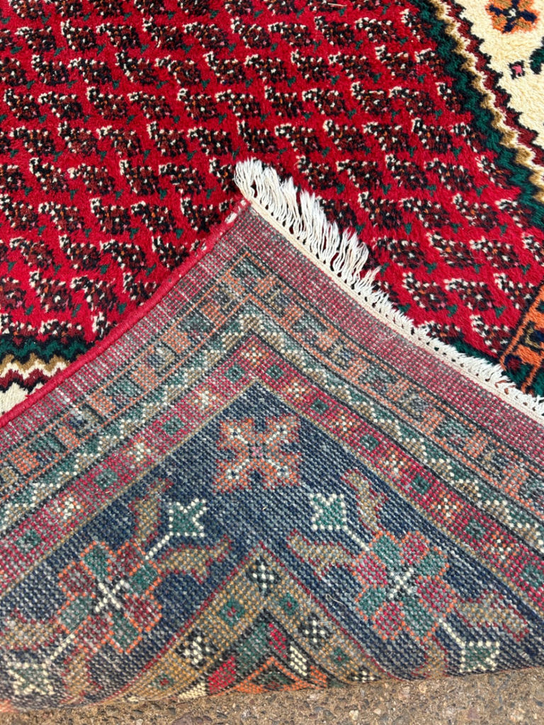 Vintage Oriental Hand-Woven Rug  - image 6 of 7