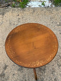  Hitchcock Stenciled Pedestal Side Table  - thumbnail 7 of 7