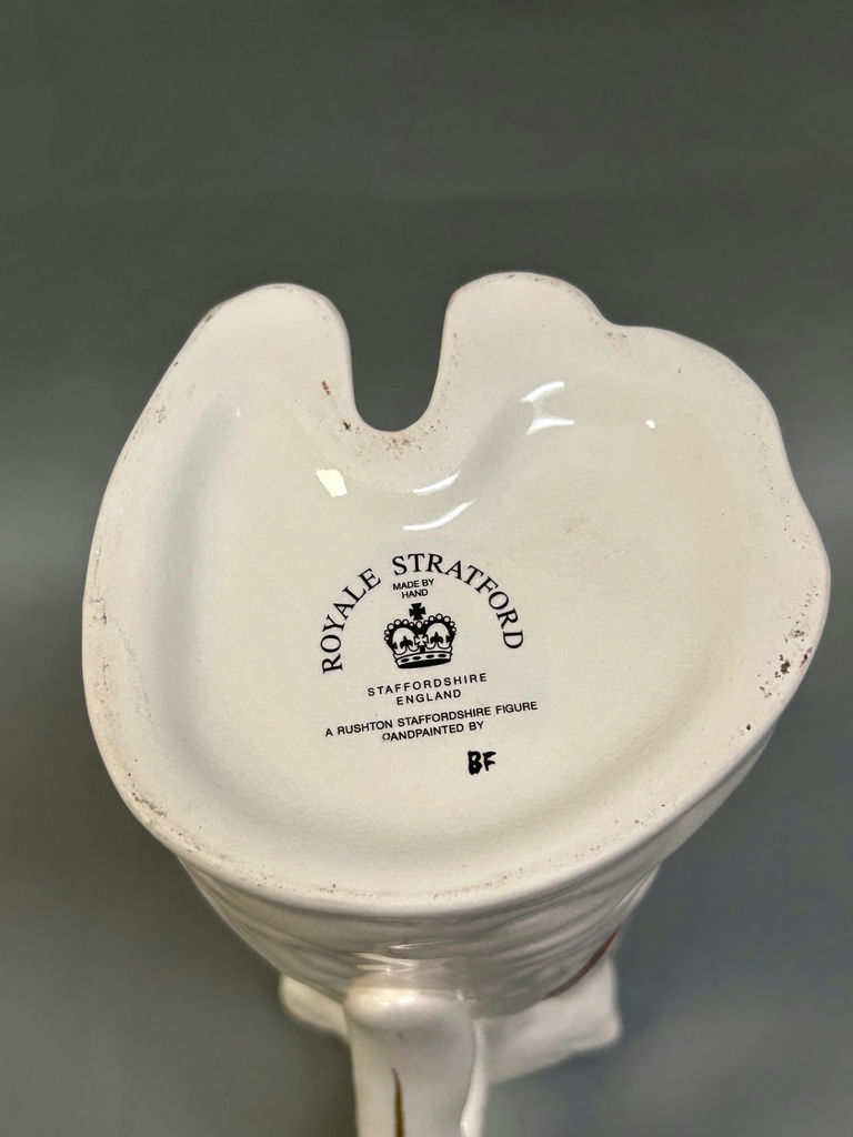 Vintage Staffordshire Spaniel Dog Pitcher - image 4 of 6