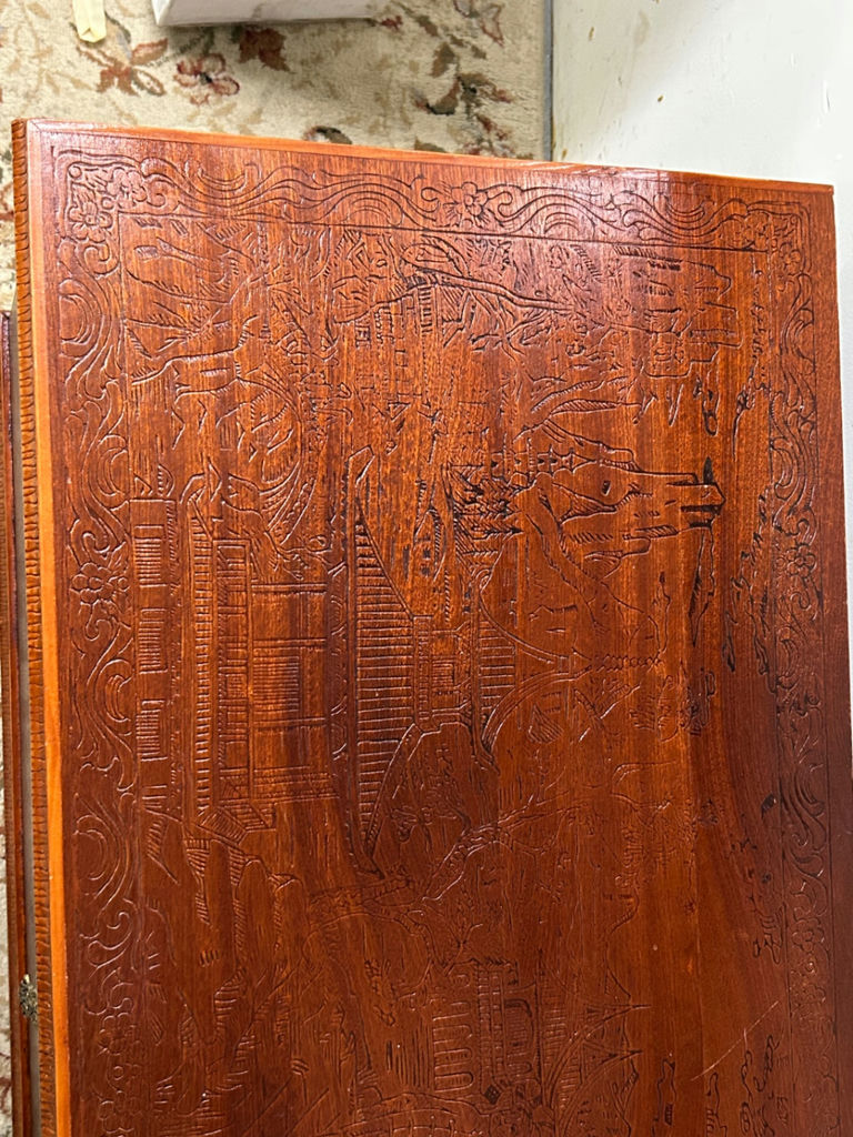 Vintage Carved Wooden Chest  - image 6 of 11