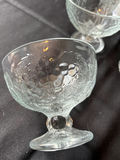 Eight grape-embossed coupe glasses - thumbnail 4 of 4