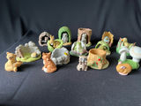 Vintage Franklin Mint "Woodland Surprises" full set of 12 animal figurines - thumbnail 2 of 9