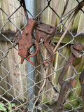 Antique hooks, bar, and chain hardware - thumbnail 3 of 7