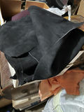 Assorted vintage fabrics and textiles: floral, plaid, satin, lycra, suede, lace - thumbnail 8 of 14