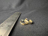 Gold-tone jewelry collection with deer charm and beaded hoops - thumbnail 7 of 12