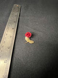 Assorted jewelry pins: Christmas tree, M, seashell pendant, and rose pendant - thumbnail 16 of 16