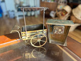 Mid-Century Copper and Brass Sculptures: Saloon Piano Man, Ice Cream Wagon - thumbnail 3 of 8