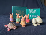 Harmony Kingdom Collectible Box Figurines: Rabbits, Turtle, and Mushrooms - thumbnail 5 of 9