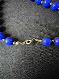 Beaded necklace collection in blue, black and gold tones - thumbnail 3 of 12