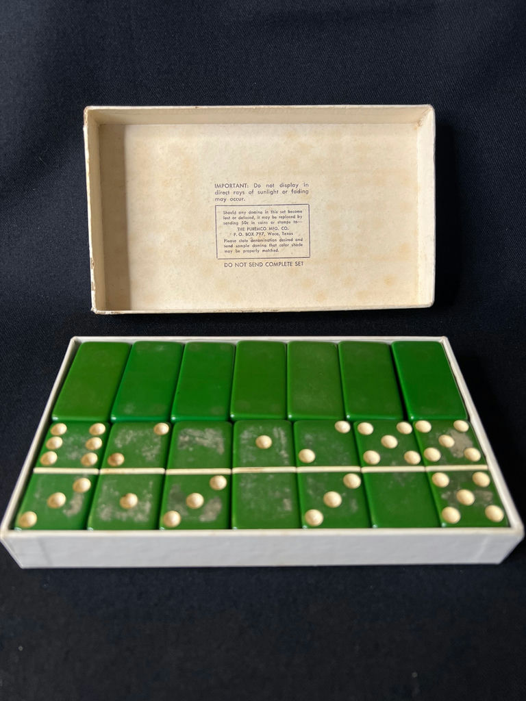 Vintage Congress Cel-U-Tone Card Deck and Vintage Dominoes Sets - image 8 of 11