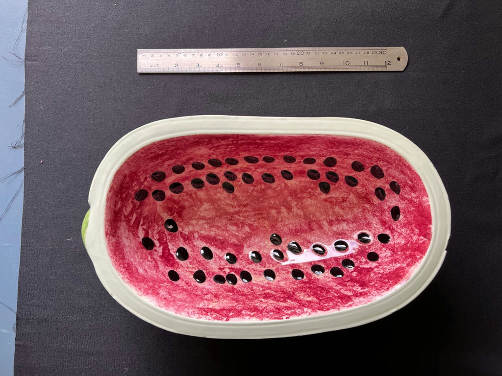 Vintage Watermelon Chiller ceramic dish  - image 1 of 2