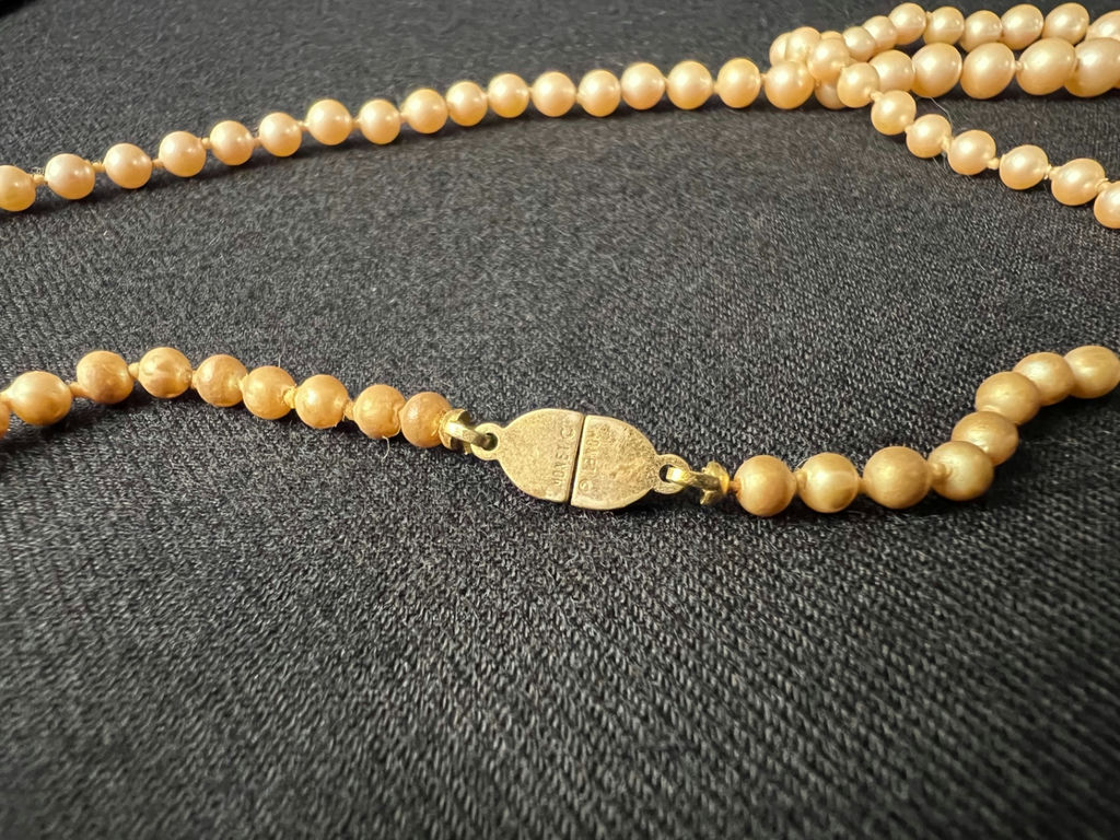 Three Vintage Pearl necklaces - image 5 of 13