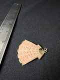 Assorted pendants: flower, shell, and cabochon disk - thumbnail 6 of 10