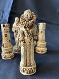 Vintage Aztec vs Conquistador chess pieces set - thumbnail 12 of 16