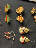 Christmas-themed beaded earrings and pins collection - thumbnail 9 of 9