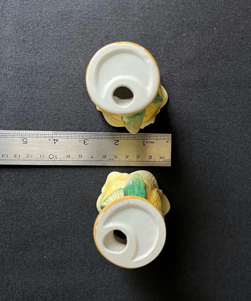 Shawnee Pottery "Corn King" Large Casserole & Corn Glass Vase/Planter and Candle Holders - image 9 of 13