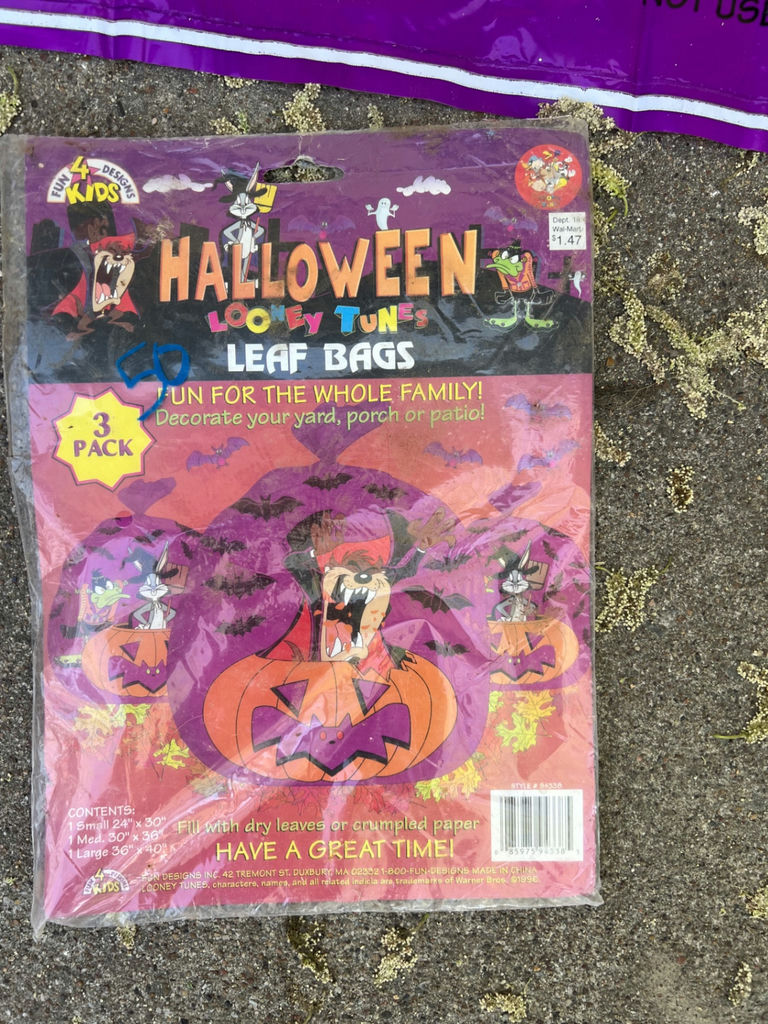 Vintage Halloween decorations and costumes assortment (1960's-80's) - image 7 of 17