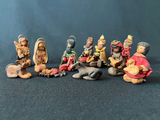 Clay Nativity Scene Figurine Set and Nativity Music Box - thumbnail 1 of 14