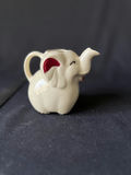 Vintage Wedgewood "Blue Delphi" lidded Coffeepot, Decorative porcelain basket, ceramic dish, ceramic elephant creamer pitcher - thumbnail 9 of 10