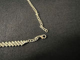 Gold-tone and silver-tone chain necklaces with pendant and varied links - thumbnail 7 of 10