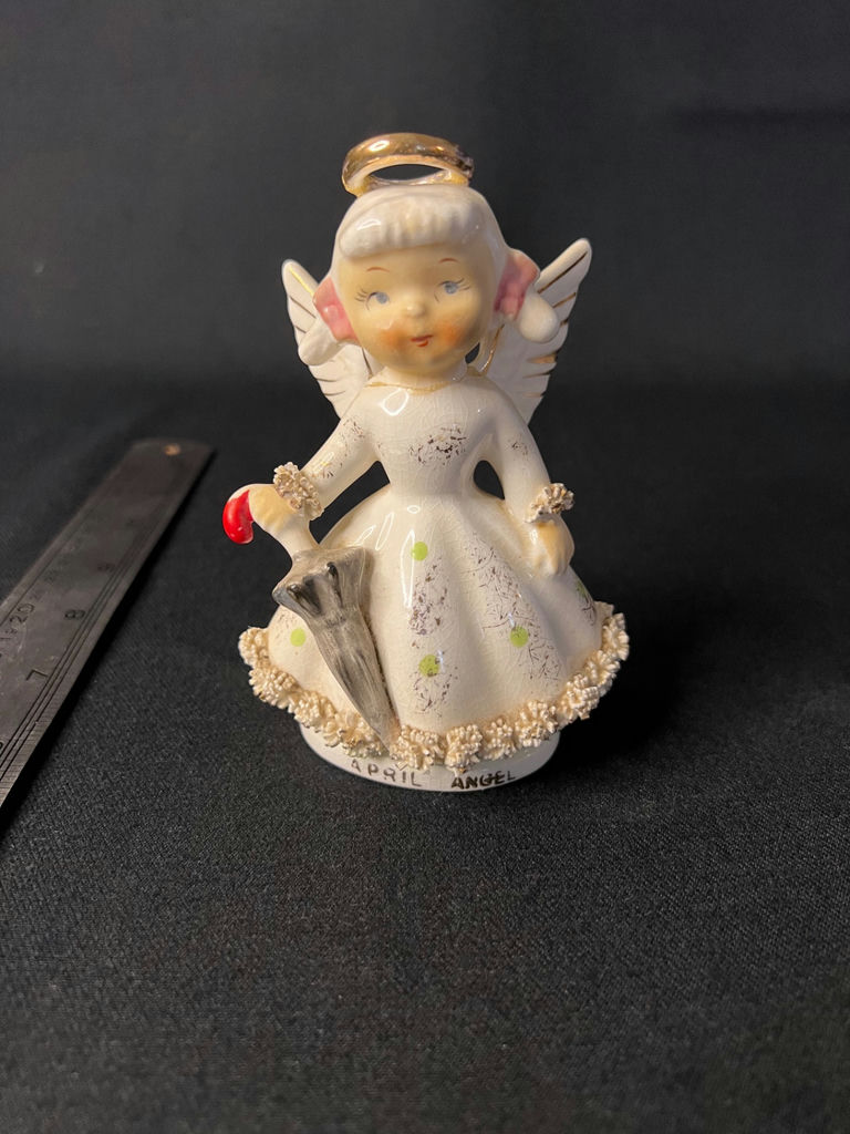 Mid-Century April Angel and 1996 Harmony Kingdom "Ingenue" - image 1 of 10