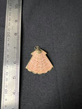 Assorted pendants: flower, shell, and cabochon disk - thumbnail 5 of 10