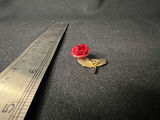 Assorted jewelry pins: Christmas tree, M, seashell pendant, and rose pendant - thumbnail 13 of 16