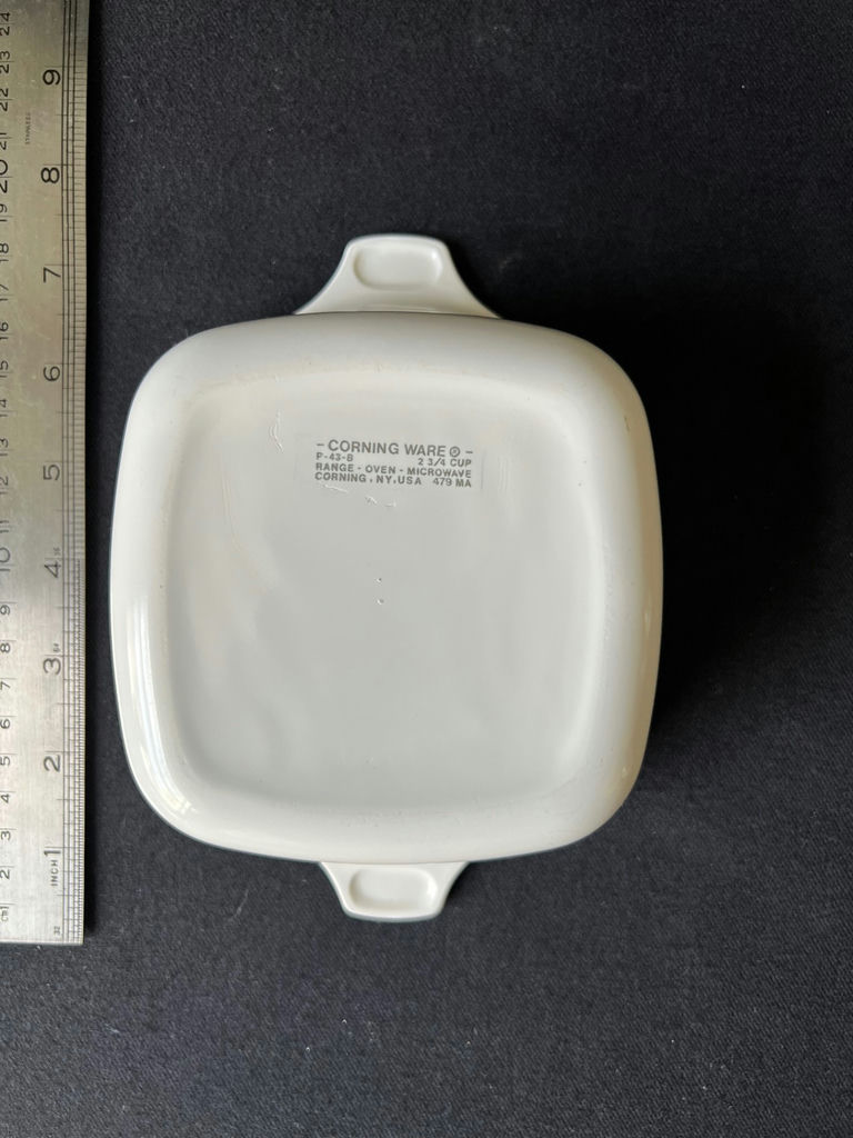 Vintage CorningWare casserole dishes: Pastel Bouquet & Wildflower - image 11 of 11