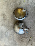 Vintage automotive headlights and round lamps - thumbnail 8 of 10