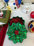 Vintage Christmas Decor Collection: stockings, ornaments, figurines, towels and tree - thumbnail 20 of 20