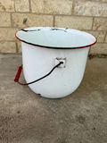 Antique metal bait buckets and enameled pot - thumbnail 16 of 19