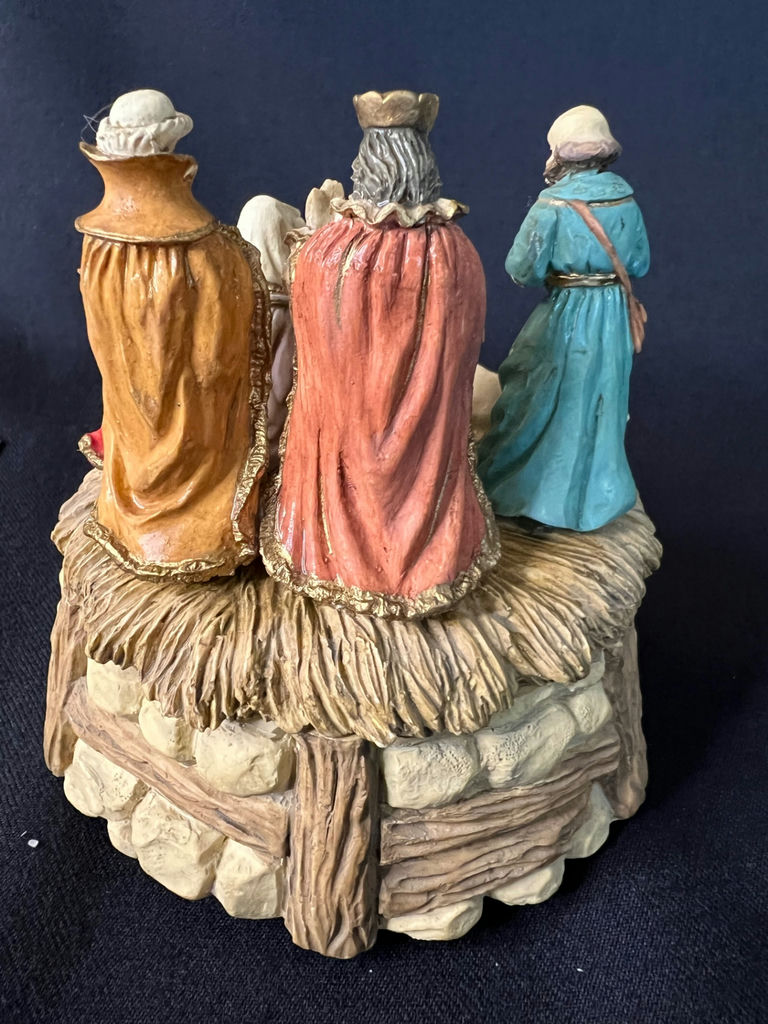 Clay Nativity Scene Figurine Set and Nativity Music Box - image 11 of 14