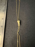 Silver wristwatch with chain-link bracelet and gold-tone adjustable necklace - thumbnail 5 of 9