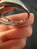 Silver-tone two-row multicolor stone ring - thumbnail 2 of 7