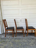 Antique Victorian Round Oak Pedestal Claw Foot Dining Set - thumbnail 7 of 10