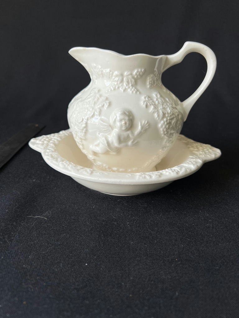 Vintage Lefton and McCoy Pottery Pitchers - image 1 of 10